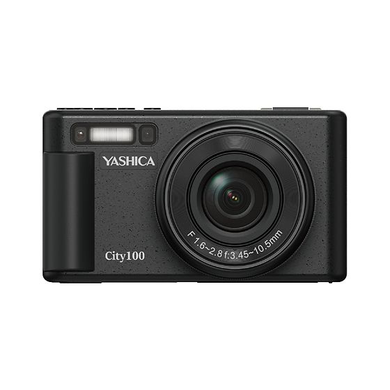 City 100  Kompaktkamera 3x Opt. Zoom  (Schwarz) 
