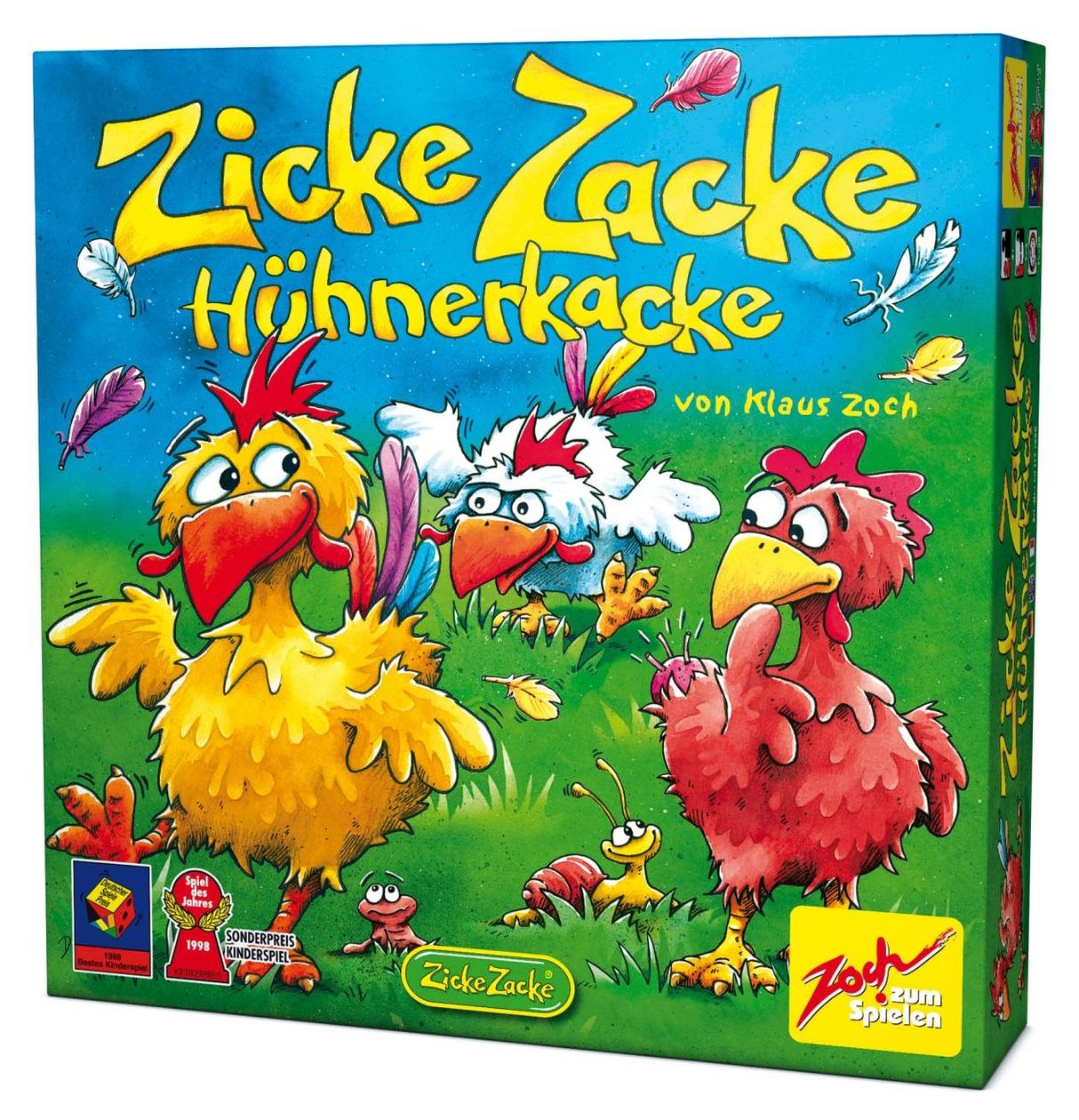19981 Zicke Zacke Hühnerkacke Brettspiel bis zu 4 Spielern ab 4 Jahr(e) 