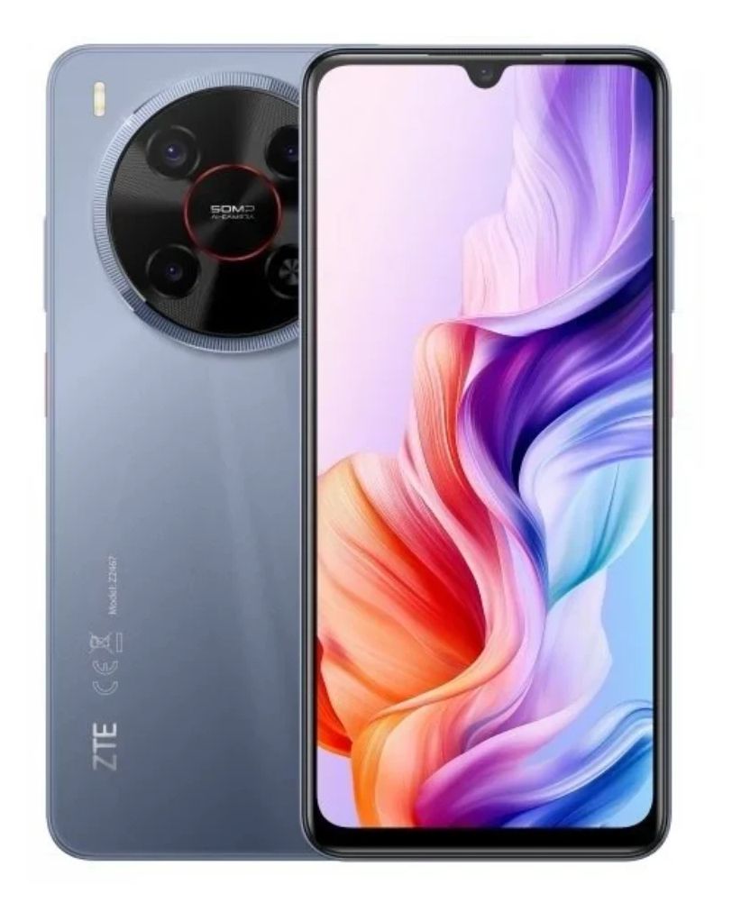 Blade V70 Max 128 GB 4G Smartphone 17,5 cm (6.9 Zoll) 1,6 GHz Android 50 MP Dreifach Kamera Dual Sim WiFi 5  (Grau) 