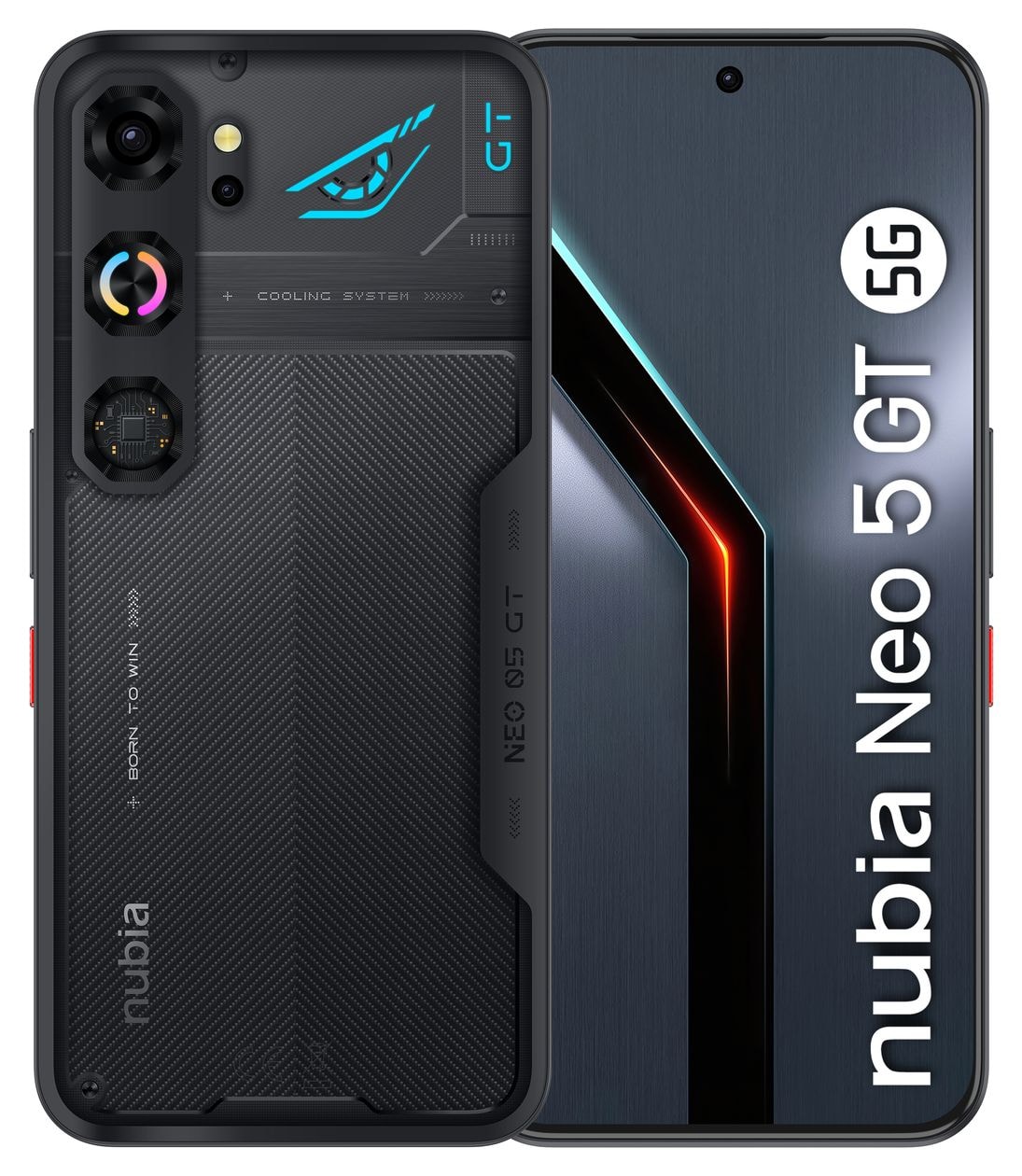 Neo 5 GT 256 GB 5G Smartphone 17,3 cm (6.8 Zoll) Android 50 MP Dual Kamera Dual Sim WiFi 6 (Phantom Black) 