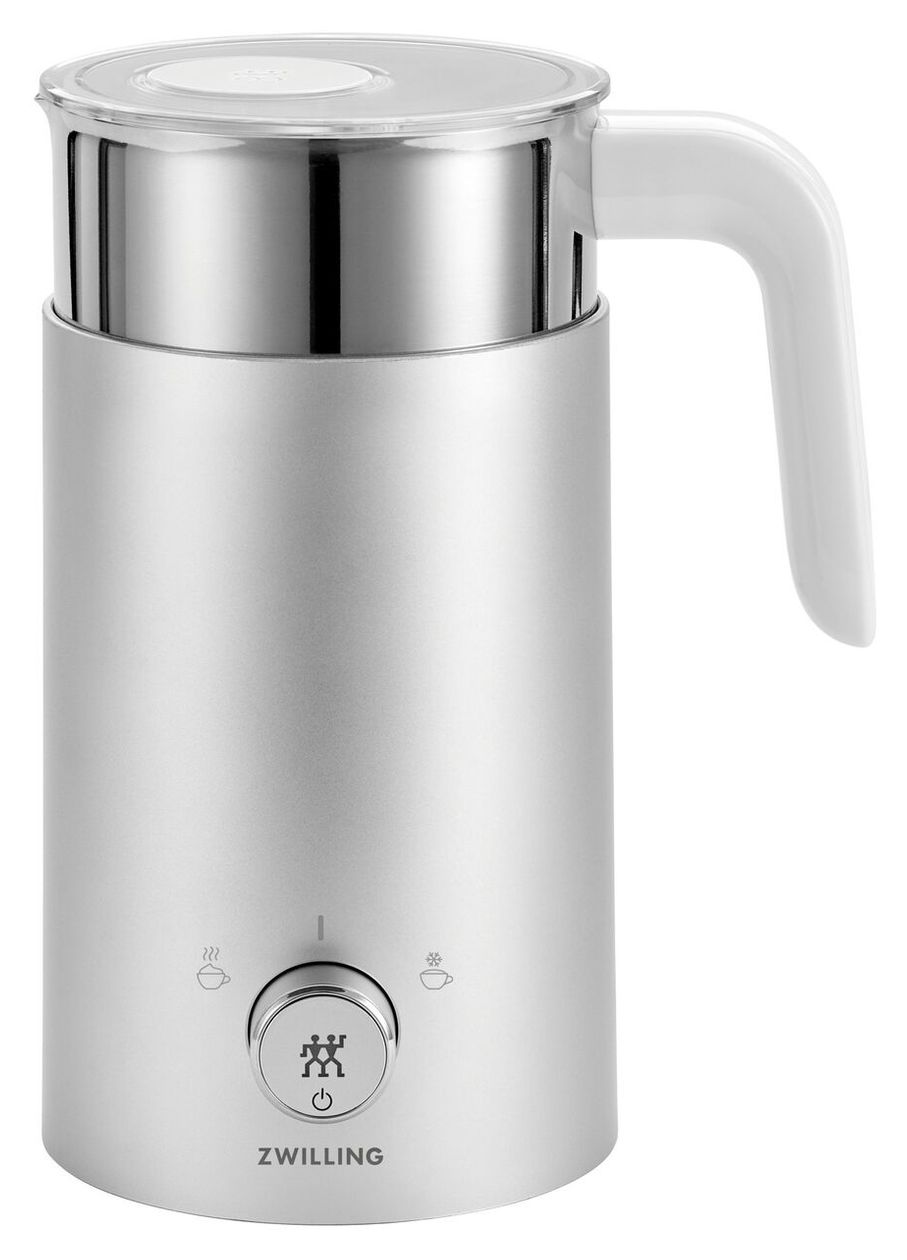 Enfinigy Milchaufschäumer Automatischer Milchaufschäumer/-wärmer ca. 400 ml  (Silber) 