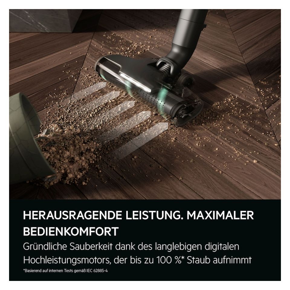 AP83A25XNX Ultimate 8000 Handstaubsauger Beutellos bis 90 min Laufzeit 25,2 V  (Grau) 
