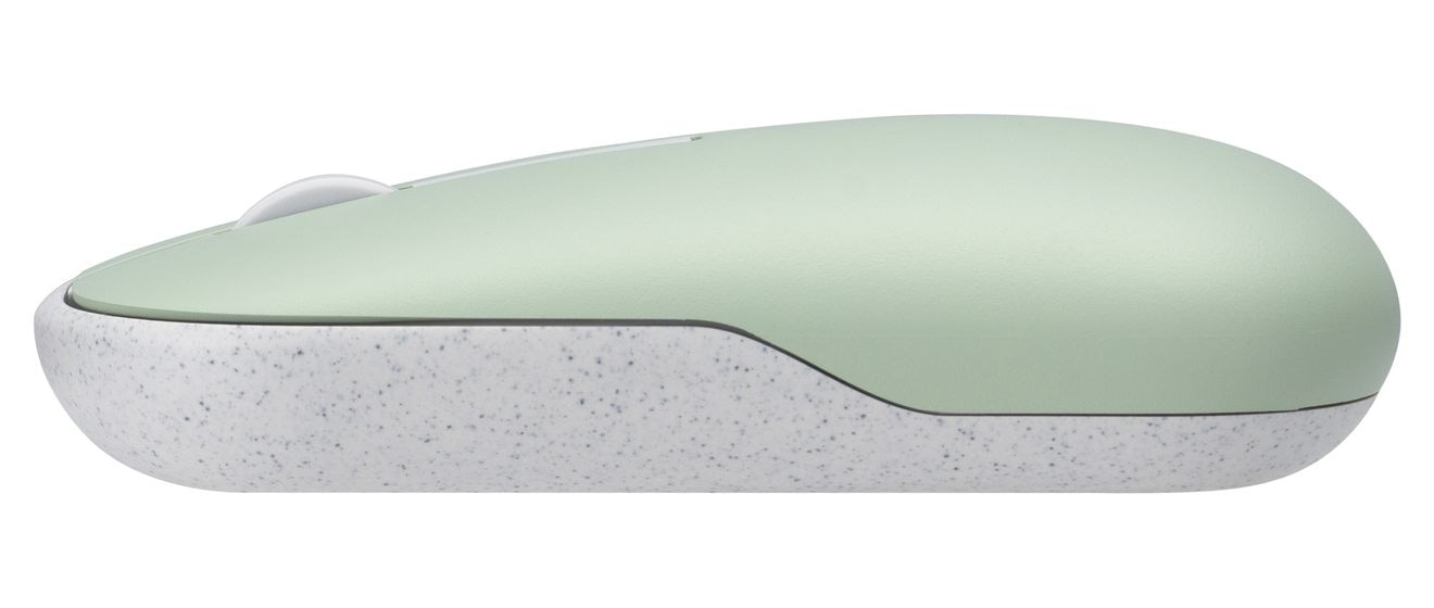 Marshmallow Mouse MD100 1600 DPI Büro Maus Optisch  (Beige, Grün) 
