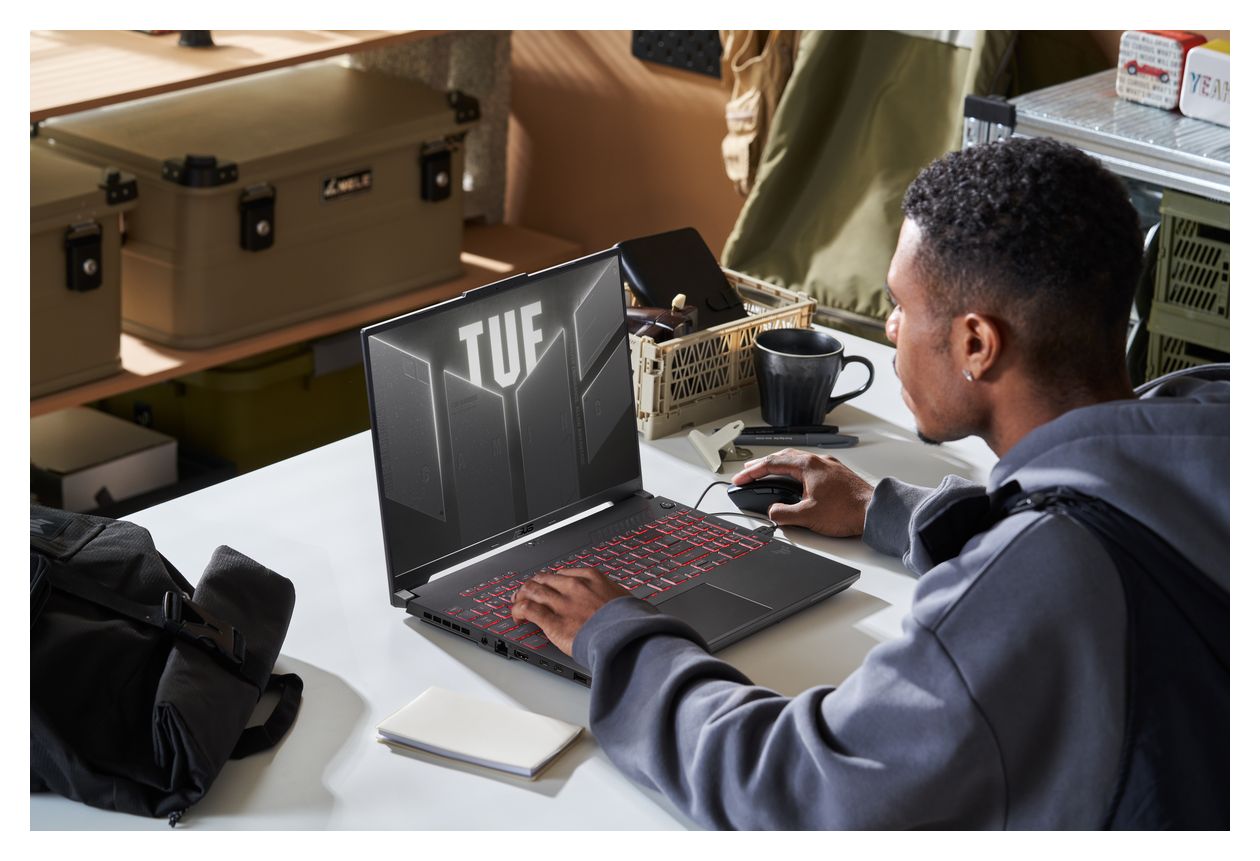 TUF Gaming A FA607NUQ-RL038W WUXGA Notebook 40,6 cm (16 Zoll) 16 GB RAM 512 GB SSD Windows 11 Home AMD Ryzen 7 NVIDIA GeForce RTX 4050  (Grau) 
