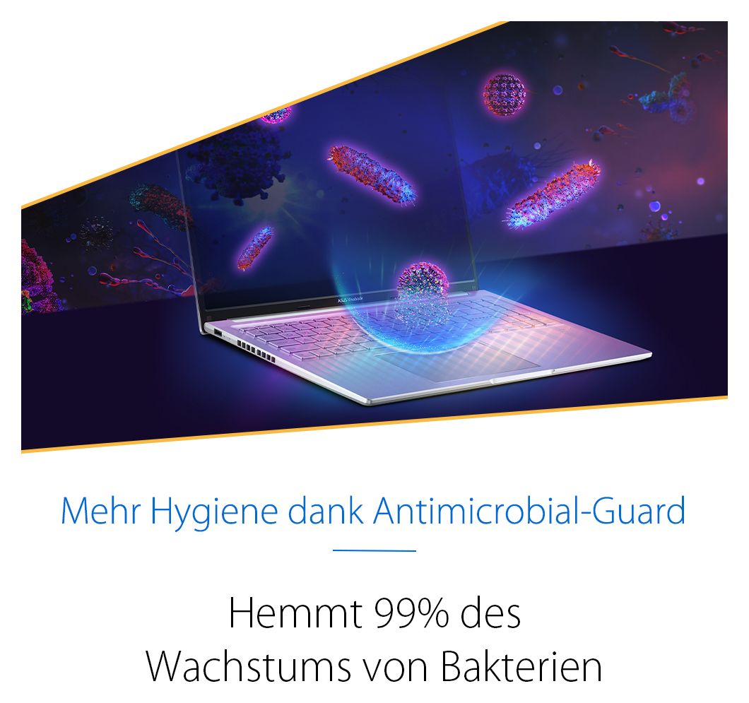 Vivobook X1605VA-MB2306W WUXGA Notebook 40,6 cm (16 Zoll) 1920 x 1200 Pixel 16 GB Ram 1 TB SSD Windows 11 Home Intel Core 5 max. 5 GHz  (Silber) 
