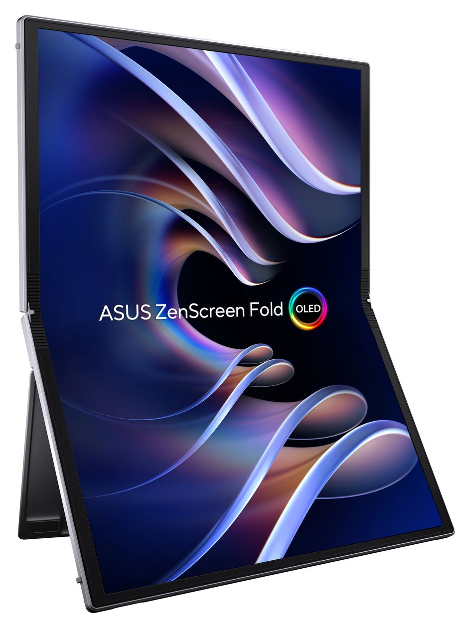 ZenScreen Fold OLED MQ17QH Quad HD Monitor 43,9 cm (17.3 Zoll) 4:3 0,2 ms 350 cd/m²  (Silber) 