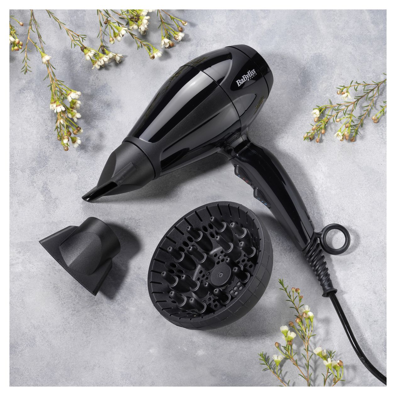 6715DE Compact Pro Haartrockner 2400 W  (Schwarz) 