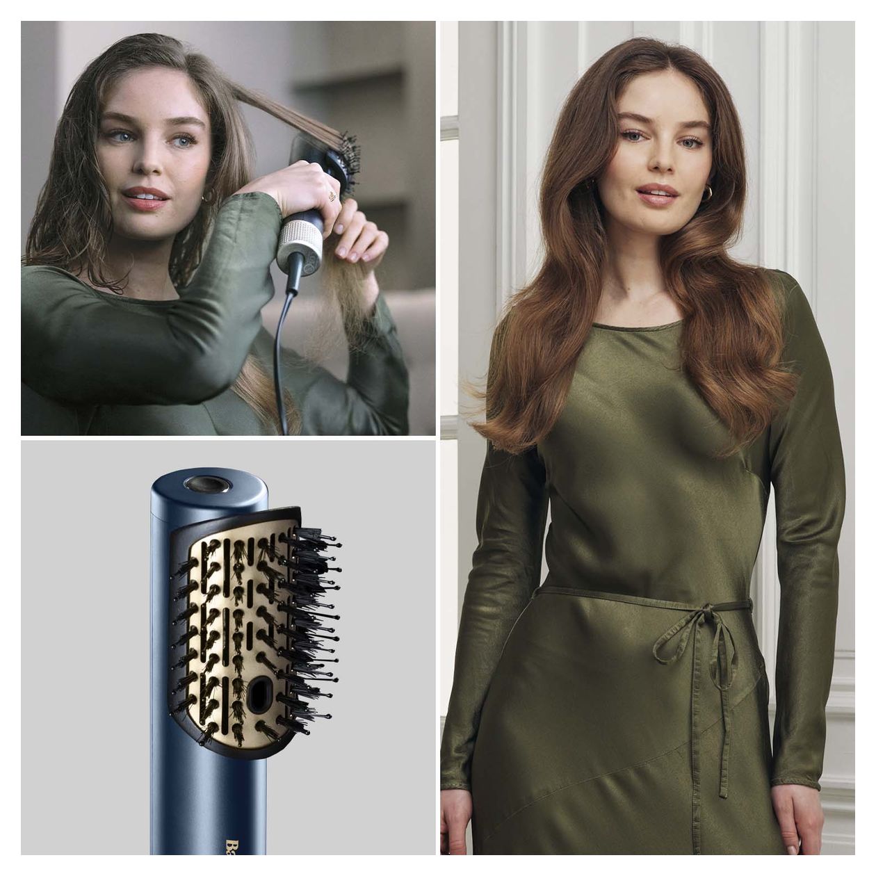 AS6550E Lockenstab Haartrockner 1600 W  (Navy) 