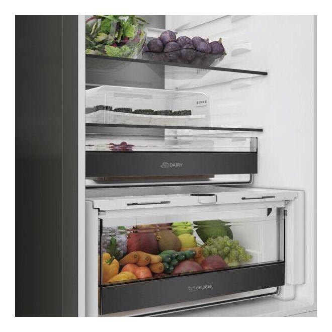 KGDNF20CDBL 297 l / 118 l Kühl-Gefrierkombi freistehend NoFrost 214 kWh Jahr  (Edelstahl) 