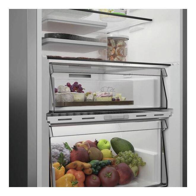 KR186GCIN 365 l Kühlschrank freistehend EEK: C 91 kWh Jahr  (Edelstahl) 