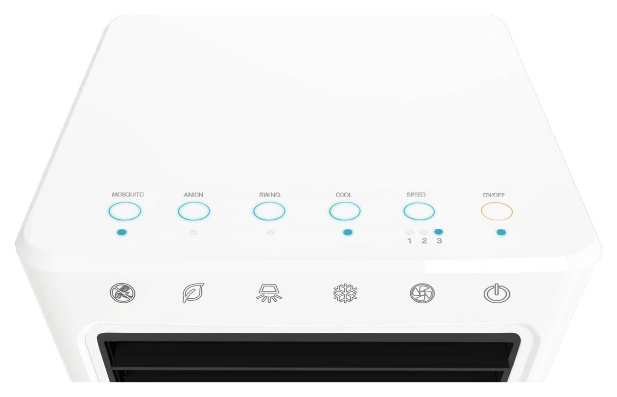 BC9.3AC2201IKF 4 in 1 Verdunstungskühler Einteilige mobile Klimaanlage 9,3 l Tank 