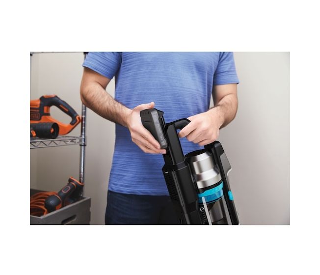 BSV520BRB-QW Handstaubsauger Beutellos bis 55 min Laufzeit 18 V  (Blau) 