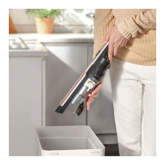 DVC320BRG Handstaubsauger Beutellos bis 20 min Laufzeit 12 V HEPA  (Roségold) 