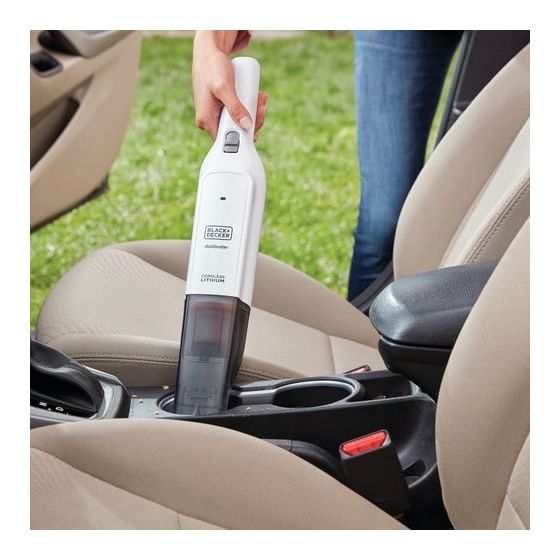 HLVC315B11 Handstaubsauger Beutellos bis 10 min Laufzeit 12 V  (Weiß) 