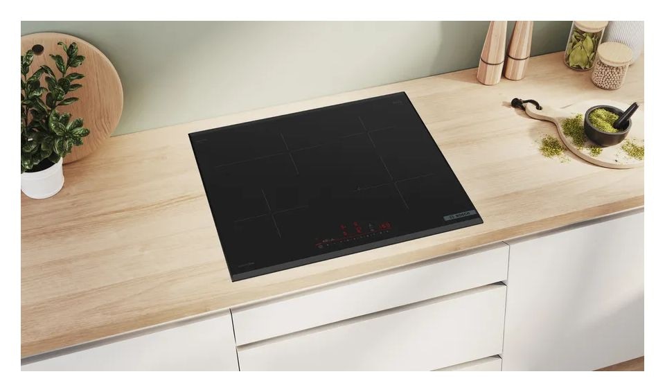 HBD476AB64 (HBA4720B3 + PIF695HC1E) Backofen-Set groß AutoClean mit autarkem 60 cm Induktions Kochfeld 