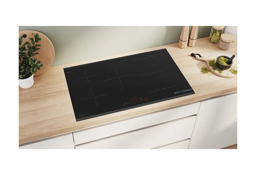 HBD476AB84 (HBA4720B3 + PVW895HC1E) Backofen-Set groß AutoClean mit autarkem 80 cm Induktions Kochfeld 