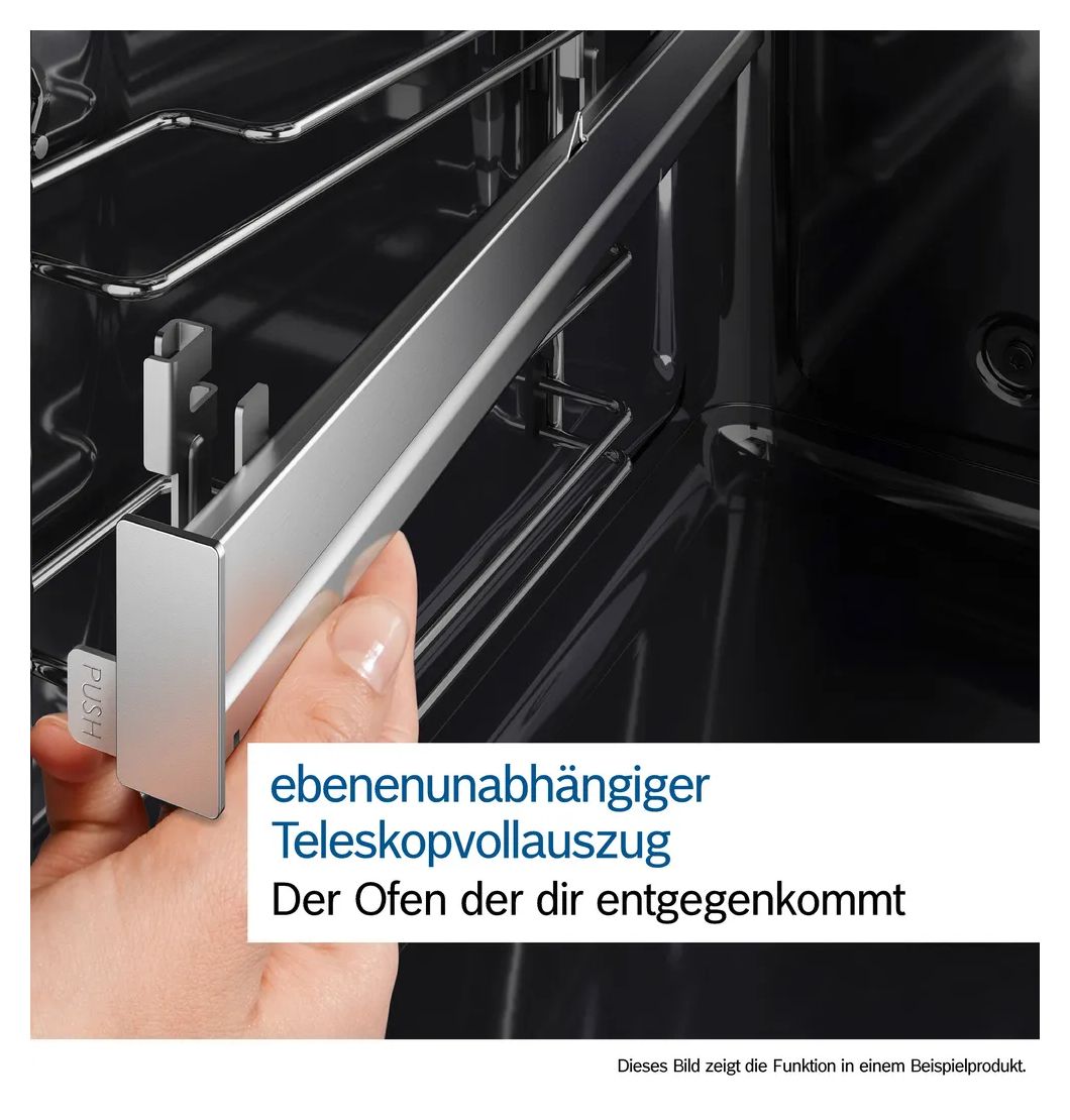 HBD876AS84 (HBG972KB1 + PVW895HC1E) Backofen-Set groß AutoClean Ecoclean mit autarkem 81,6 cm Induktions Kochfeld 