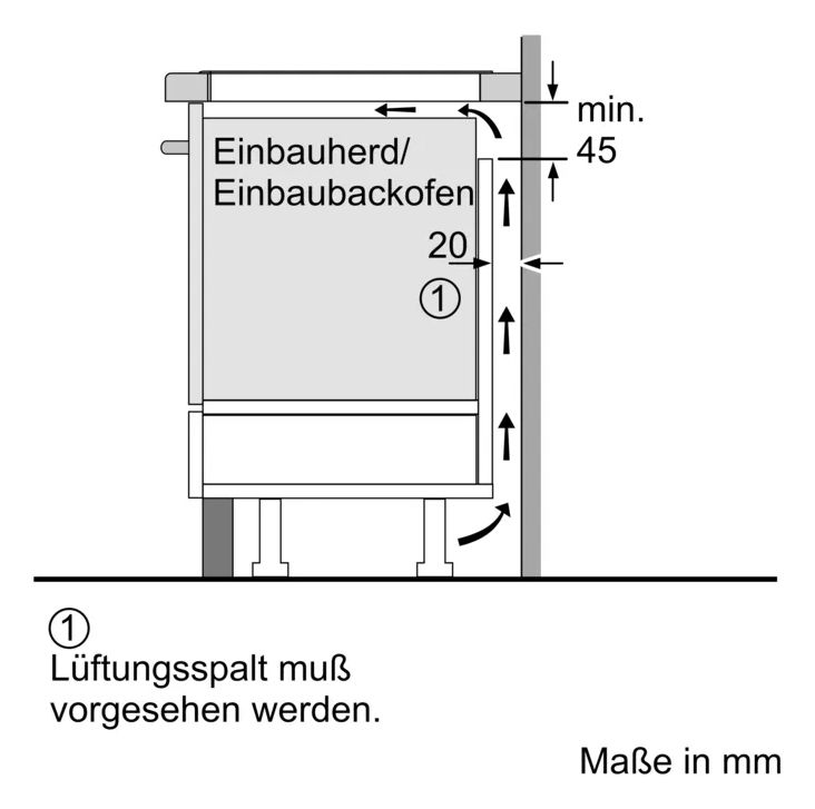 HBDMATTK03 (HBG4790B3 + PVW89BHC1E) Backofen-Set groß AutoClean mit autarkem 81,2 cm Induktions Kochfeld 
