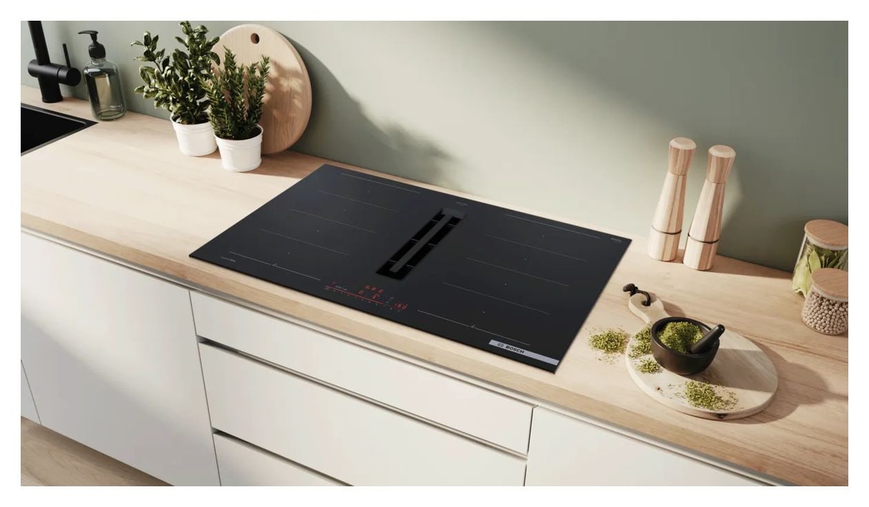 HBDMATTK07 (HBG4790B3 + PXL89BH26E) Backofen-Set groß AutoClean mit autarkem 81,2 cm Induktions Kochfeld 