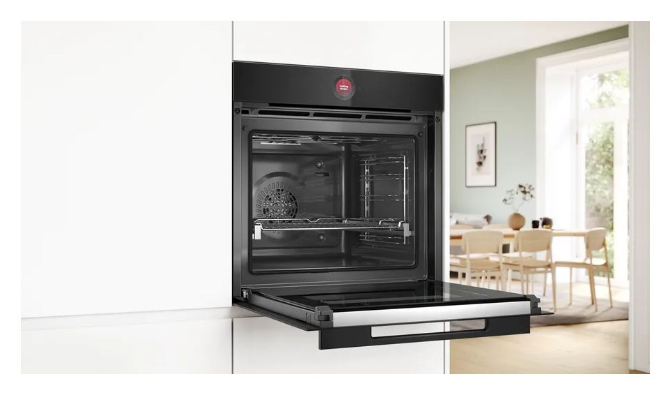 HBG974LM1 Einbaubackofen groß AutoClean (Schwarz) 
