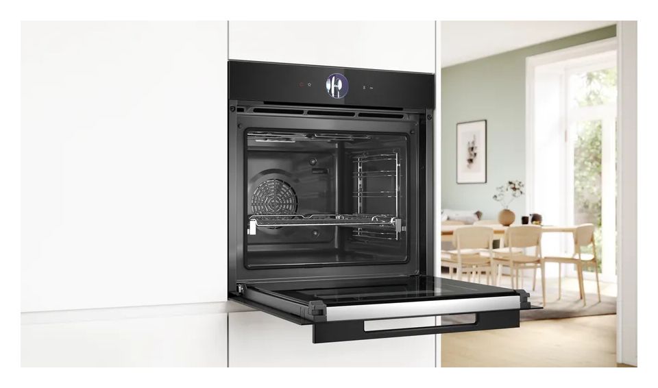 Serie 8 HBG976MB1 Einbaubackofen groß AutoClean (Schwarz) 