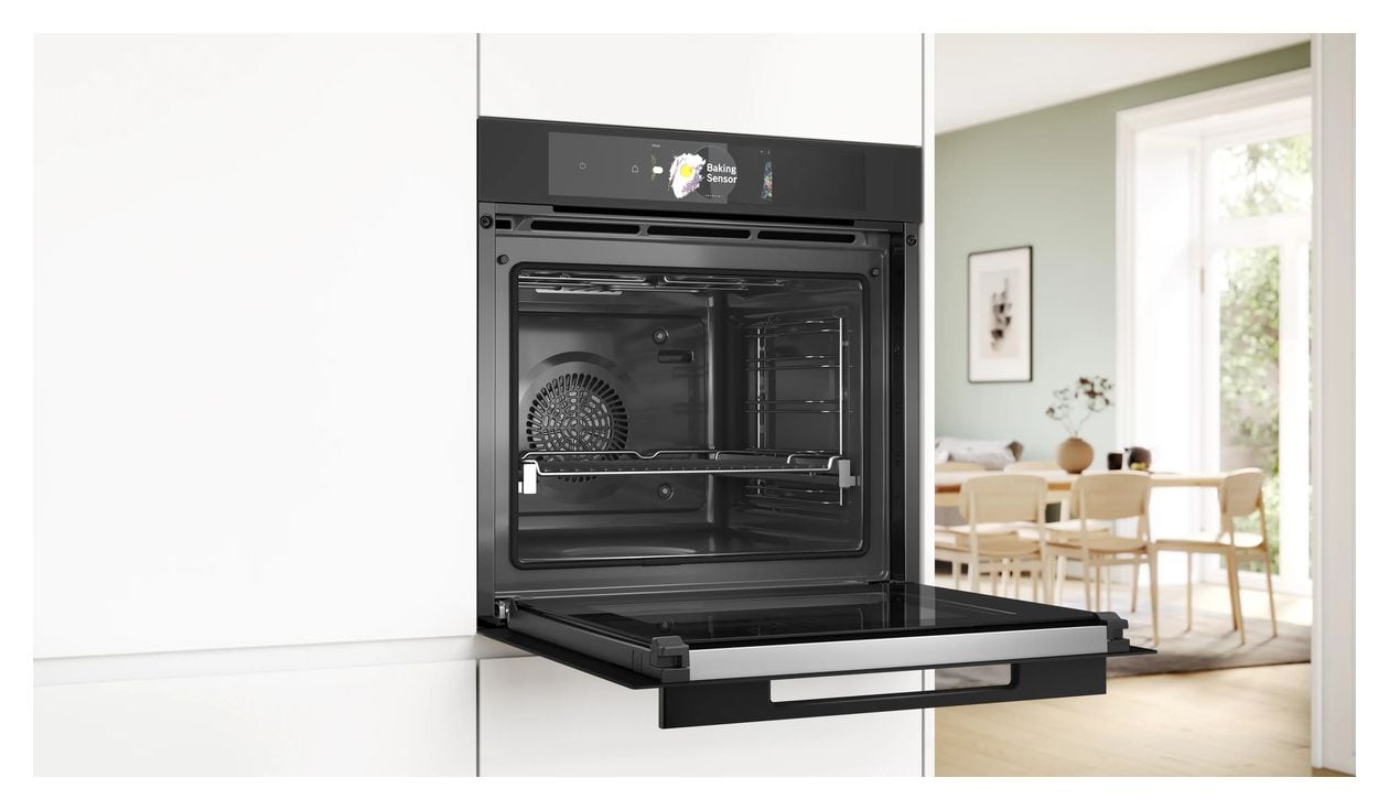 Serie 8 HBG978NM1 Einbaubackofen groß AutoClean (Schwarz) 
