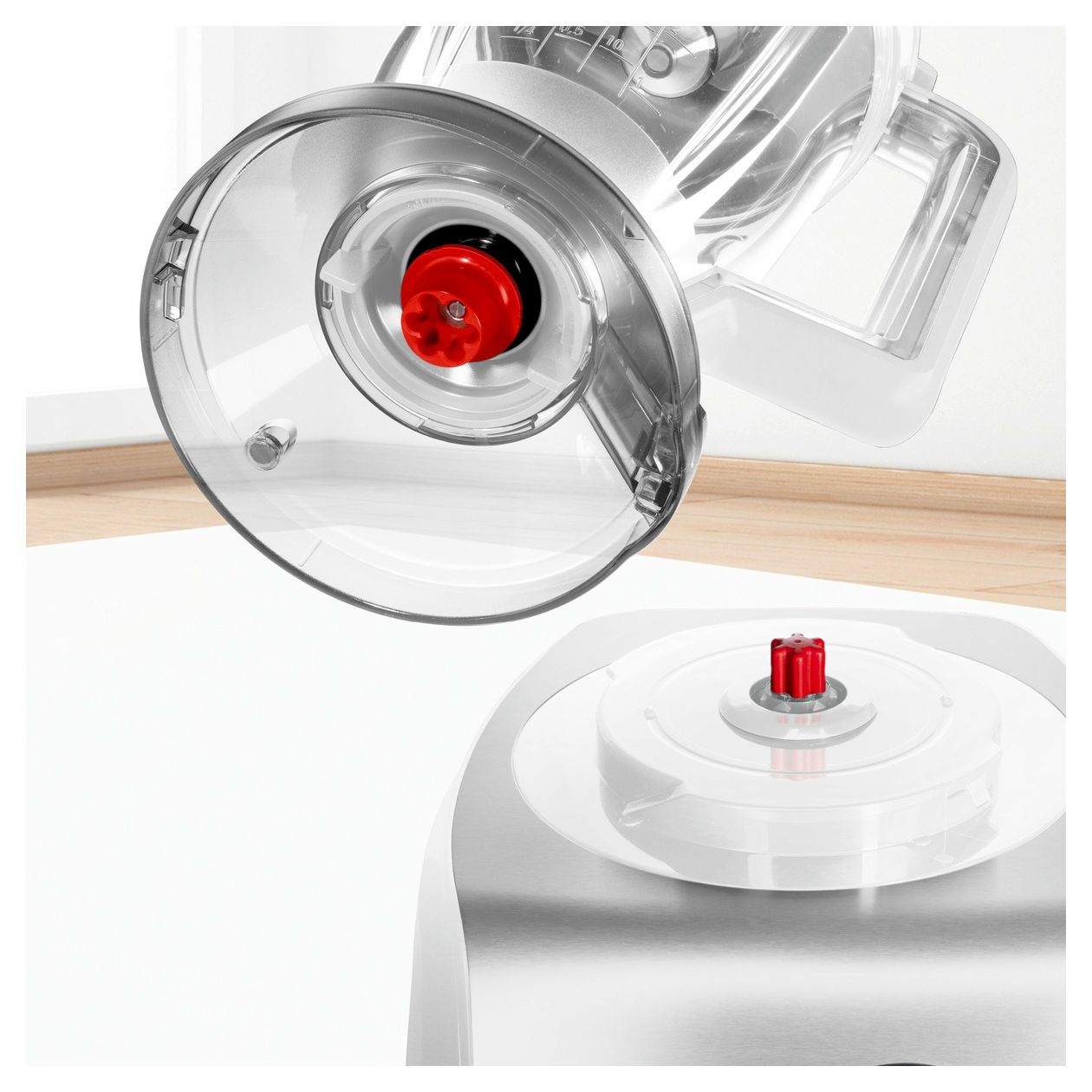 MC812S814 1250 W Küchenmaschine 3,9 l  (Edelstahl, Weiß) 