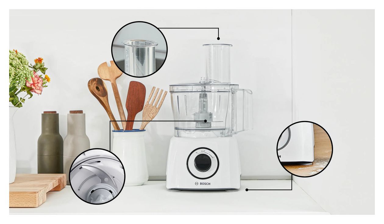 MCM3230W MultiTalent 3 800 W Küchenmaschine 2,3 l  (Weiß) 