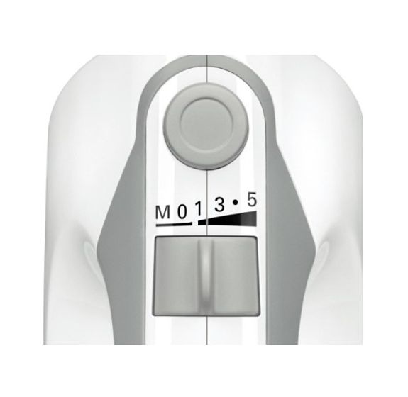 MFQ36400 ErgoMixx Handmixer 450 W 5 Stufen  (Grau, Weiß) 