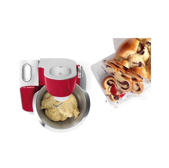 MUM58720 1000 W Küchenmaschine 3,9 l (Grau, Rot, Edelstahl) 