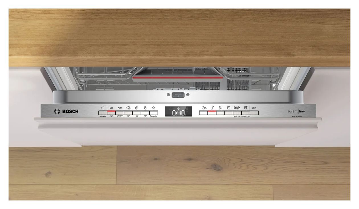 Serie 4 SBH4HB808E 60 cm Geschirrspüler vollintegriert (ohne Front) sehr leise 13 Maßgedecke aquaStop Funktion Heat exchanger/Drying assistant 