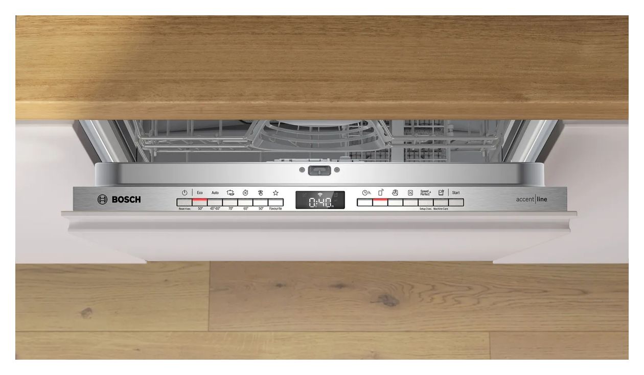 Serie 4 SBV4EU800E 45 cm Geschirrspüler vollintegriert (ohne Front) leise 10 Maßgedecke aquaStop Funktion Heat exchanger/Drying assistant 