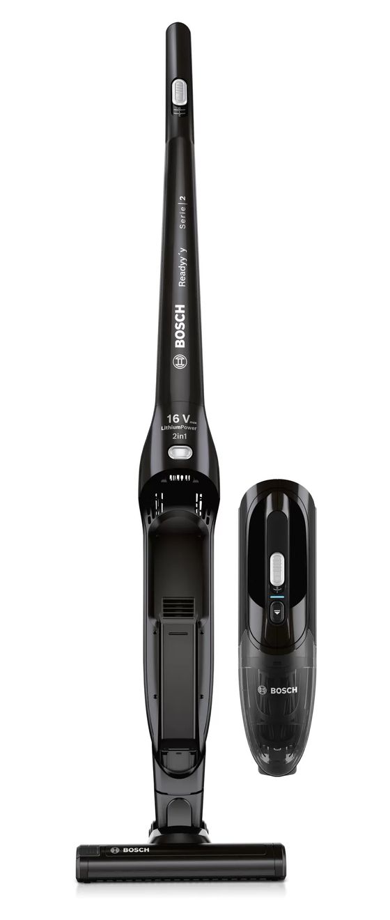 Serie 2 BCHF216B Handstaubsauger Beutellos bis 40 min Laufzeit 14,4 V Zyklonal  (Schwarz) 