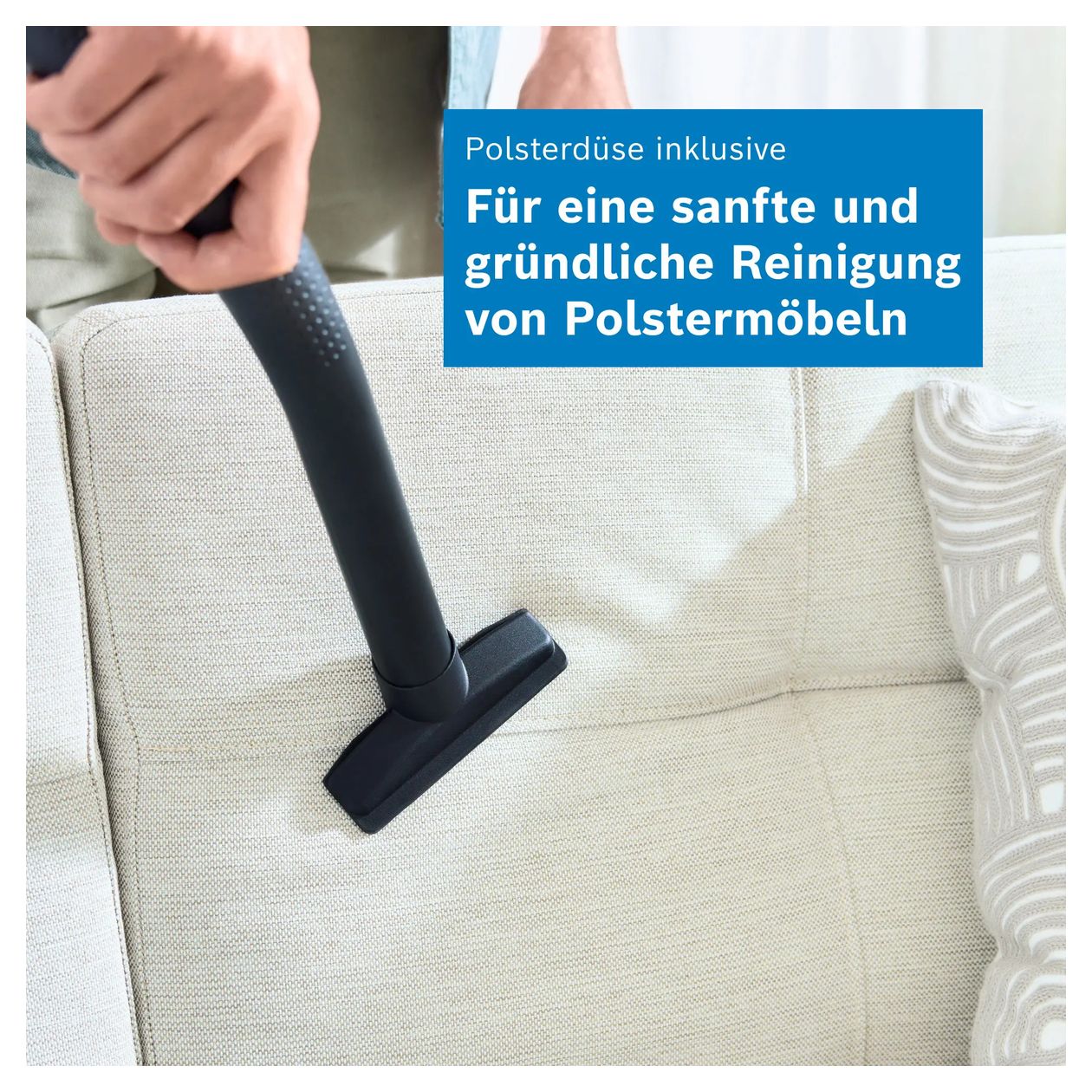 Serie 2 BKS05MWHT Bodenstaubsauger Beutellos 700 W  (Weiß) 