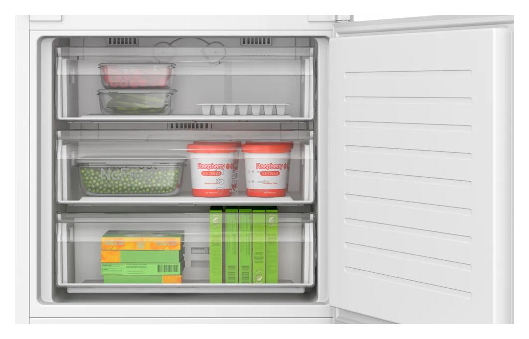 Serie 2 KBN96NSE0 Schlepptür 285 l / 98 l 194 cm Einbau Kühl-/Gefrierkombination 256 kWh NoFrost 