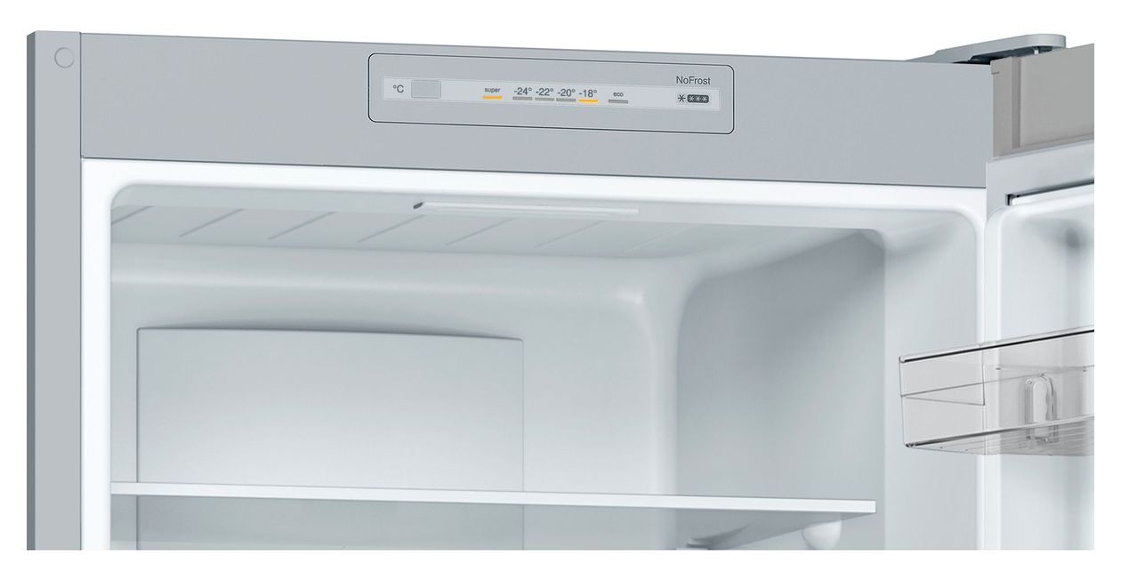 Serie 2 KGN33NLEB 193 l / 89 l Kühl-Gefrierkombi freistehend 237 kWh Jahr  (Edelstahl) 