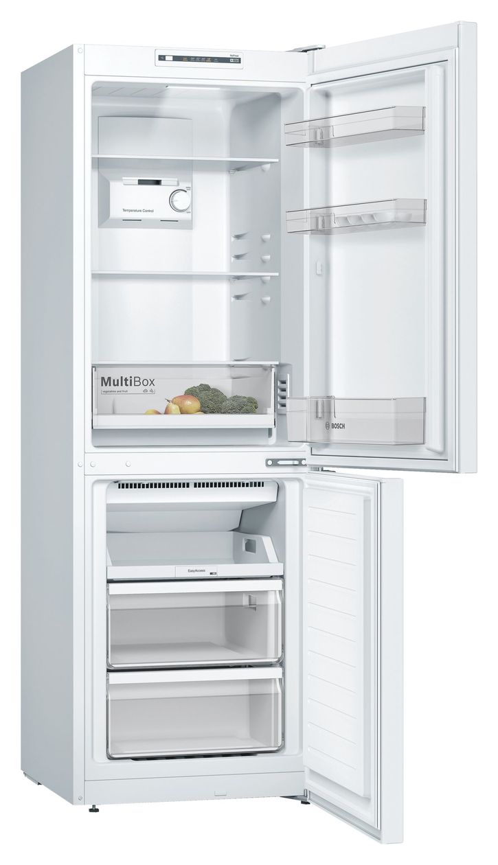 Serie 2 KGN33NWEB 193 l / 89 l Kühl-Gefrierkombi freistehend 237 kWh Jahr  (Weiß) 