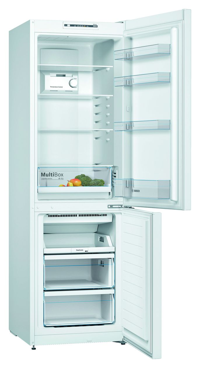 Serie 2 KGN36NWEA 216 l / 89 l Kühl-Gefrierkombi freistehend NoFrost 239 kWh Jahr  (Weiß) 