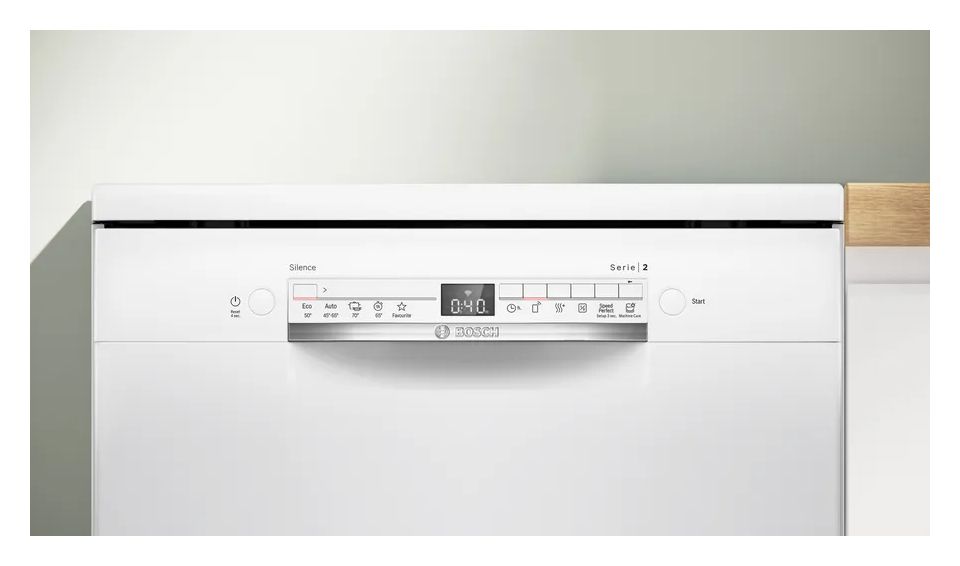 Serie 2 SMS2ITW09E 60 cm Geschirrspüler freistehend Leise 13 Maßgedecke aquaStop Funktion 