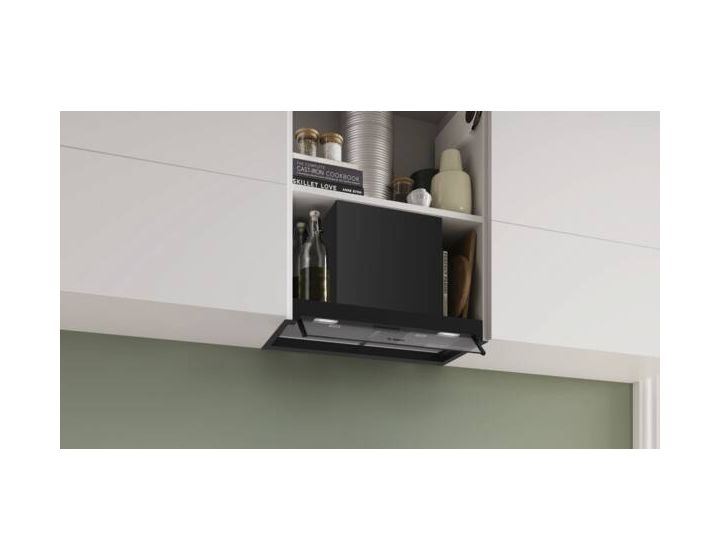 Serie 4 DBB65CC60 Abluft/Umluft Dunstabzugshaube/Esse Einbau 60 cm (Schwarz) 