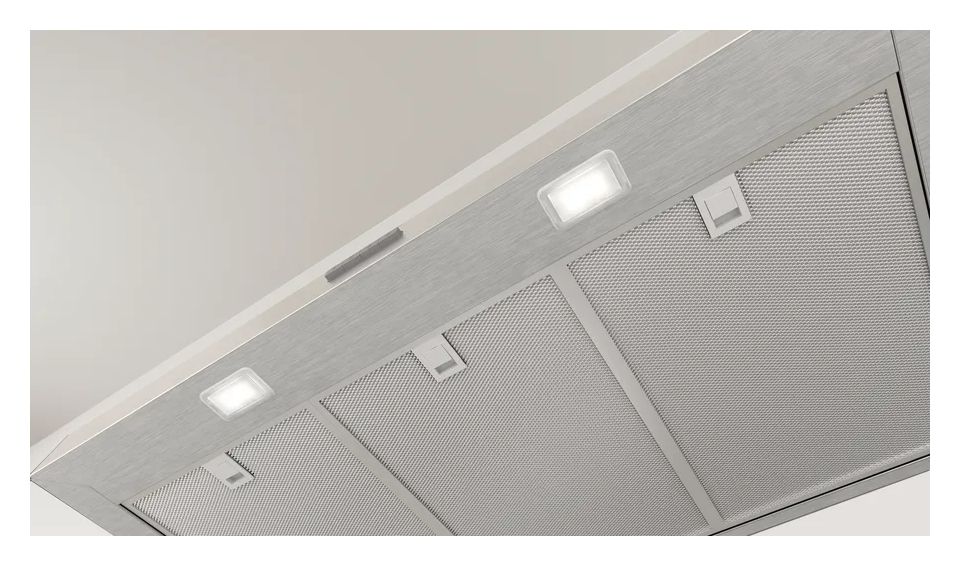 Serie 4 DWB95CC30 Abluft/Umluft Dunstabzugshaube/Esse Wand 90 cm (Metallisch) 
