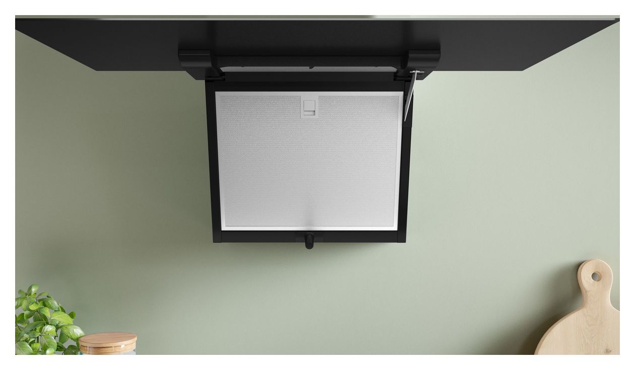 Serie 4 DWJ87FN60 Umluft Dunstabzugshaube/Esse Wand 80 cm (Schwarz, Edelstahl) 