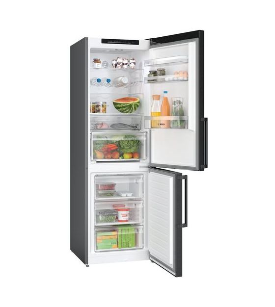 Serie 4 KGN36VXCT 218 l / 103 l Kühl-Gefrierkombi freistehend NoFrost 159 kWh Jahr  (Edelstahl) 