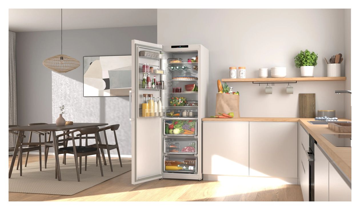 Serie 4 KSN36VWCG 402 l / 402 l Kühlschrank freistehend EEK: C 110 kWh Jahr NoFrost  (Weiß) 