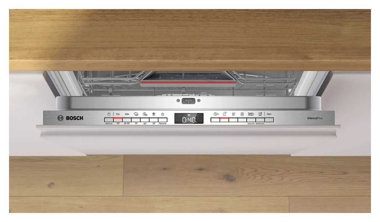 Serie 4 SBV4ECX28E 60 cm Geschirrspüler vollintegriert (ohne Front) Sehr leise 14 Maßgedecke aquaStop Funktion Wärmetauscher 