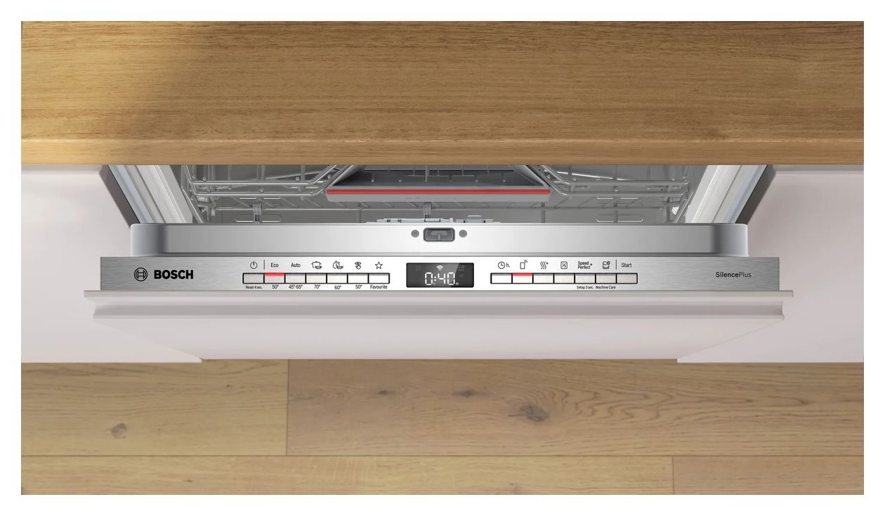 Serie 4 SMH4ECX28E 60 cm Geschirrspüler vollintegriert (ohne Front) Sehr leise 14 Maßgedecke aquaStop Funktion Heat exchanger/Drying assistant 