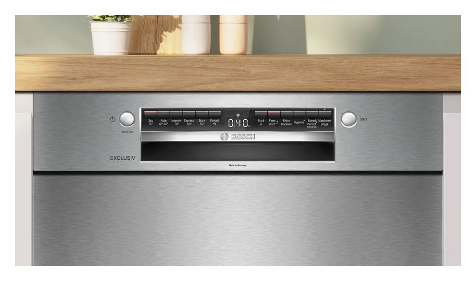 Serie 4 SMU4EBS03D 60 cm Geschirrspüler freistehend Sehr leise 13 Maßgedecke aquaStop Funktion Wärmetauscher/EfficientDry 