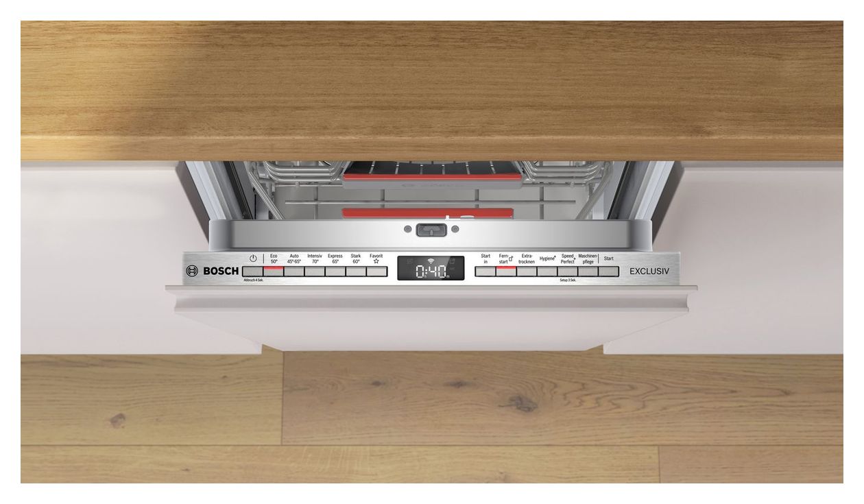 Serie 4 SPD4EMX02D 45 cm Geschirrspüler vollintegriert (ohne Front) Leise 10 Maßgedecke Wärmetauscher 