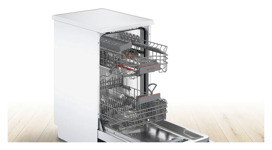 Serie 4 SPS4HKW49E 45 cm Geschirrspüler freistehend Leise 10 Maßgedecke aquaStop Funktion 