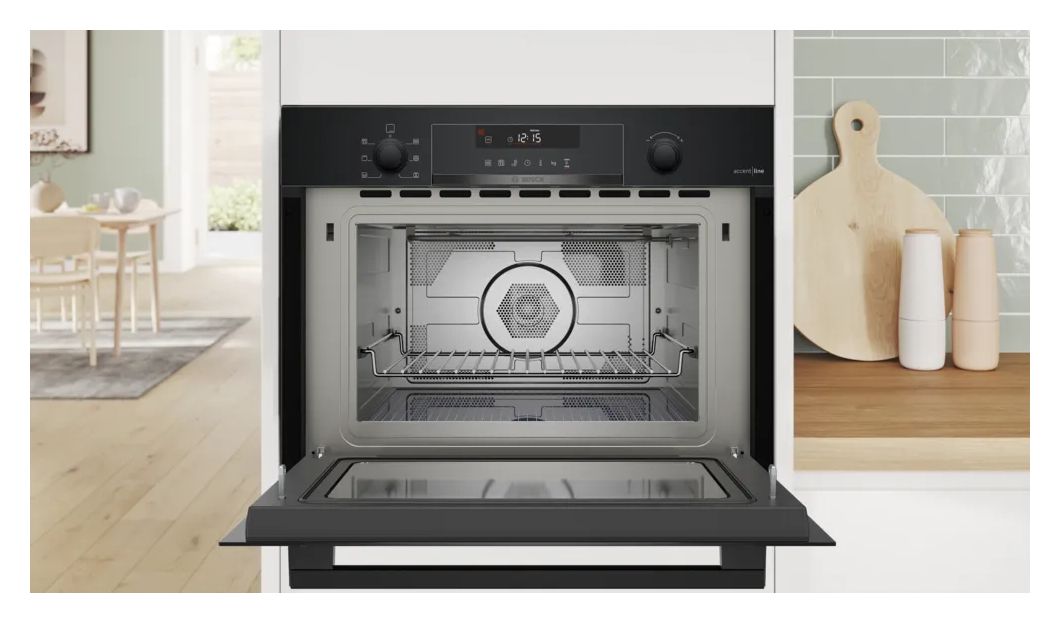 Serie 6 CMA485GB2 Einbau-Mikrowelle 900 W Größe: maxi 5 Stufen Grill (Schwarz) 